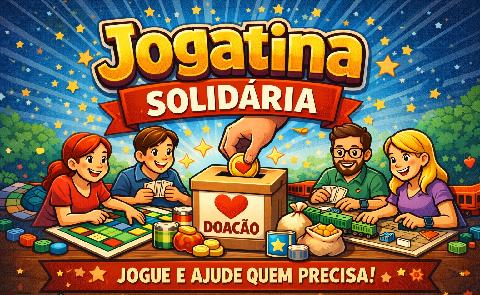 Jogatina Solidaria - 3ª Edição